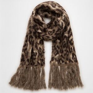 NWT AE American Eagle Leopard Print Scarf